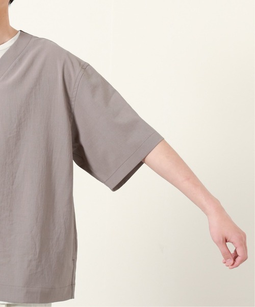 JOURNAL STANDARD(ジャーナルスタンダード)の「【EVALET / エバレット】ストレッチ ウォッシャブル Vネック Tシャツ(Tシャツ/カットソー・メンズ・チャコールグレー/ベージュ/タン・SMALL/MEDIUM/LARGE)」の10枚目の写真