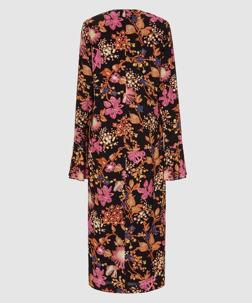 未使用 完売 BELPER Flare Cuffs Dress 花柄 ワンピース 未使用 完売 BELPER Flare Cuffs Dress 花柄 ワンピースの通販