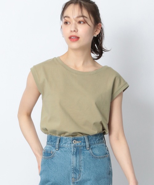 Heather（ヘザー）の「抗菌加工ノースリーブＴシャツ　949616（Tシャツ/カットソー・レディース・ホワイト/ブラック/パープル/グリーン・FREE）」の22枚目の写真