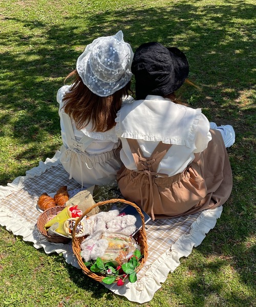 SLURR(スラ―)の「レースバケットハット(ハット・レディース・ブラック/ホワイト・FREE)」の9枚目の写真