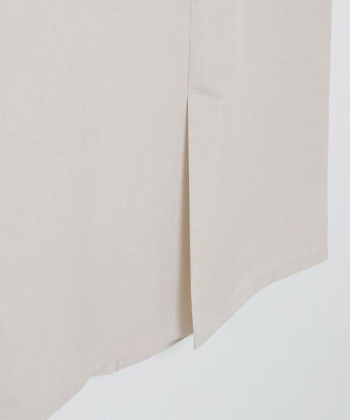 VENCEEXCHANGE（ヴァンスエクスチェンジ）の「Eリネンライクジレ（ダウンベスト・レディース・ベージュ系その他/ベージュ/ブルー・M）」の11枚目の写真