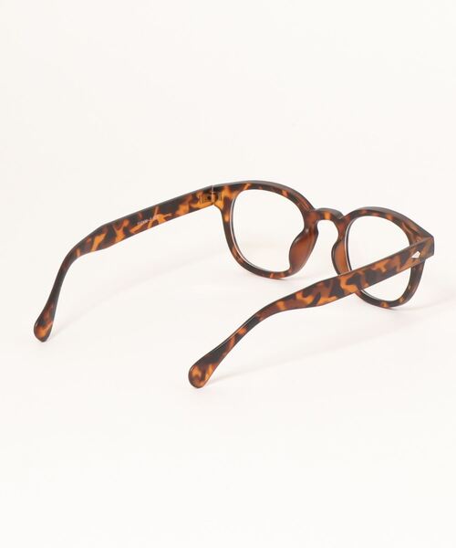 SPINNS(スピンズ)の「カラーレンズ フレーム伊達眼鏡(メガネ・メンズ・ブラウン/ブラック×ブルー/ブラック×イエロー/ブラック・ONESIZE)」の9枚目の写真