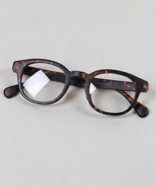 SPINNS(スピンズ)の「カラーレンズ フレーム伊達眼鏡(メガネ・メンズ・ブラウン/ブラック×ブルー/ブラック×イエロー/ブラック・ONESIZE)」の4枚目の写真