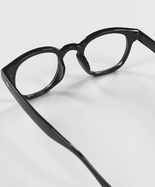 SPINNS(スピンズ)の「カラーレンズ フレーム伊達眼鏡(メガネ・メンズ・ブラウン/ブラック×ブルー/ブラック×イエロー/ブラック・ONESIZE)」の17枚目の写真