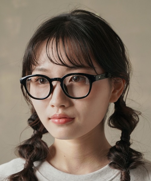 SPINNS(スピンズ)の「カラーレンズ フレーム伊達眼鏡(メガネ・メンズ・ブラウン/ブラック×ブルー/ブラック×イエロー/ブラック・ONESIZE)」の6枚目の写真