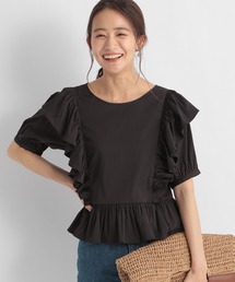 Andemiu | 【二の腕美人】ペプラムフリルブラウス953947(シャツ/ブラウス)