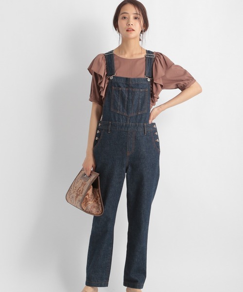 Andemiu（アンデミュウ）の「【二の腕美人】ペプラムフリルブラウス953947（シャツ/ブラウス・レディース・ブラウン/ブラック/オフホワイト・FREE）」の11枚目の写真