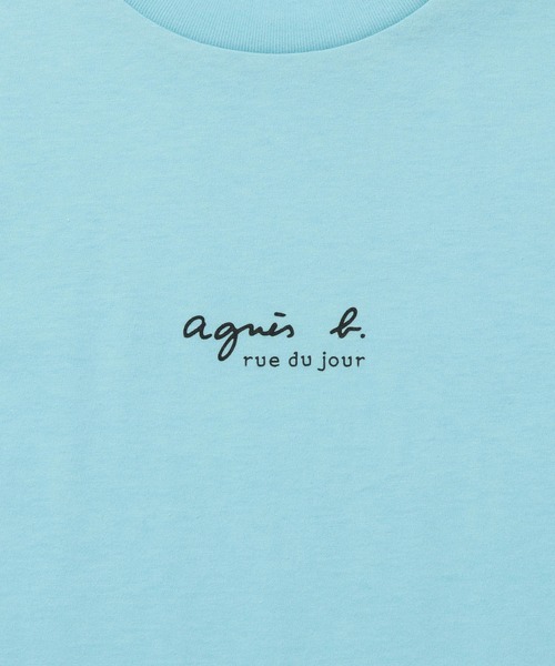 agnes b. pour ADAM ET ROPE'】MINI LOGO T/UNISEX（Tシャツ