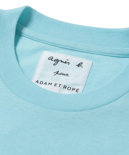 agnes b.(アニエスベー)の「【agnes b. pour ADAM ET ROPE'】MINI LOGO T/UNISEX(Tシャツ/カットソー・メンズ・ホワイト/ブラック/サックスブルー/グリーン・L/XL)」の15枚目の写真