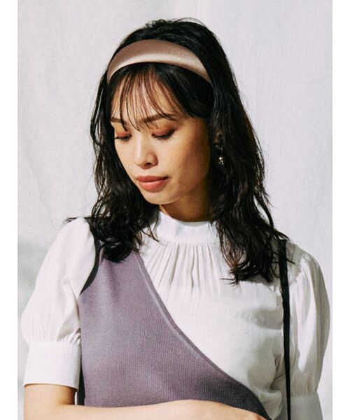 MERCURYDUO（マーキュリーデュオ）の「サテンカチューシャ（カチューシャ・レディース・ピンク/ブルー・FREE）」の14枚目の写真