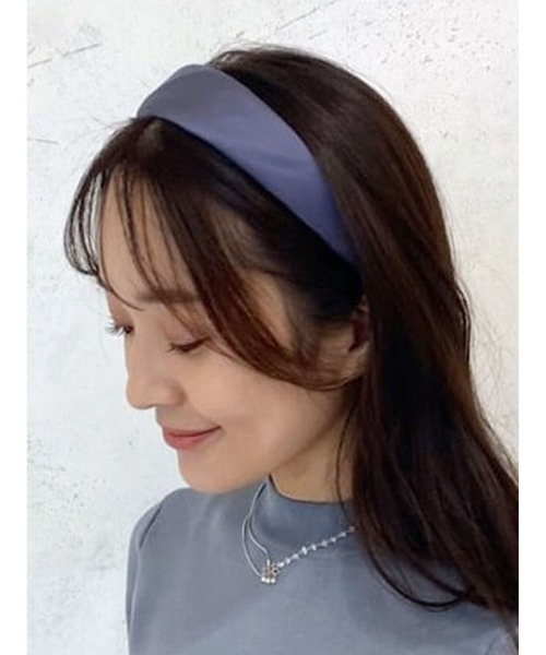 MERCURYDUO（マーキュリーデュオ）の「サテンカチューシャ（カチューシャ・レディース・ピンク/ブルー・FREE）」の2枚目の写真