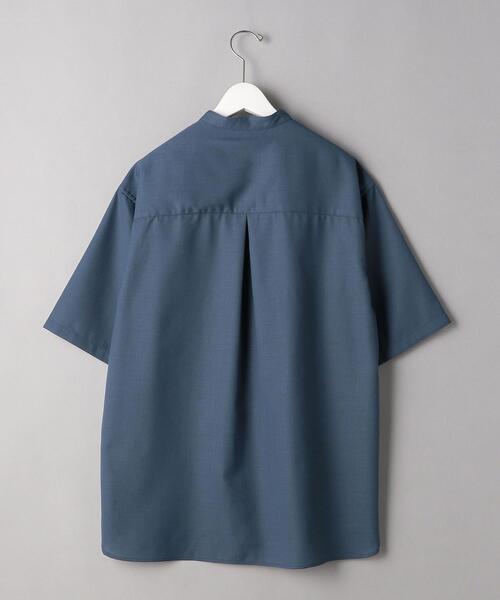 BEAUTY&YOUTH UNITED ARROWS（ビューティーアンドユースユナイテッドアローズ）の「BY ウーステッド バンドカラー シャツ（シャツ/ブラウス・メンズ・ブラウン/ナチュラル/ロイヤルブルー・SMALL/MEDIUM/LARGE/X-LARGE）」の15枚目の写真