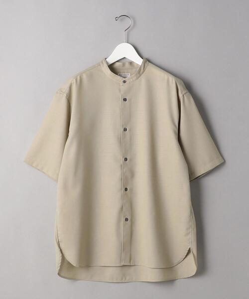 BEAUTY&YOUTH UNITED ARROWS（ビューティーアンドユースユナイテッドアローズ）の「BY ウーステッド バンドカラー シャツ（シャツ/ブラウス・メンズ・ブラウン/ナチュラル/ロイヤルブルー・SMALL/MEDIUM/LARGE/X-LARGE）」の20枚目の写真