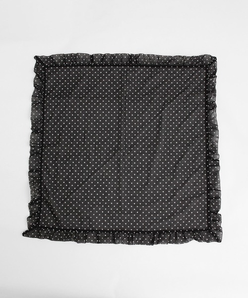 Malle（マル）の「Malle　コットン/ドットプリントスカーフ（バンダナ/スカーフ・レディース・ブラック・FREE）」の11枚目の写真