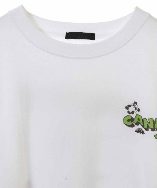 Candy Stripper（キャンディストリッパー）の「GEEK OUT ロングスリーブTシャツ（Tシャツ/カットソー・レディース・ブラック/パープル/オフホワイト・2）」の8枚目の写真