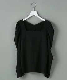 e/rm（イーアールエム）の「【e/rm】テクスチャースクエアパフPO　217936（Tシャツ/カットソー）」