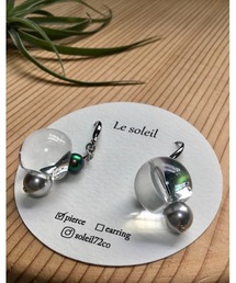 【Le soleil】コロンとしたチャーミングなピアス(MA)
