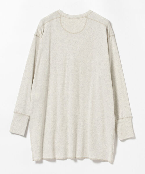 BEAMS BOY（ビームスボーイ）の「BEAMS BOY / ミリタリー リブ ヘンリーネック ロングスリーブ（Tシャツ/カットソー・レディース・ミント/ナチュラル/チャコールグレー・ONE SIZE）」の13枚目の写真