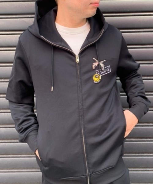 roarguns(ロアーガンズ)の「【別注】roarguns/ロアーガンズ/21MGB-RF/エンジェルフーディ(パーカー・メンズ・ブラック・3/2)」の1枚目の写真