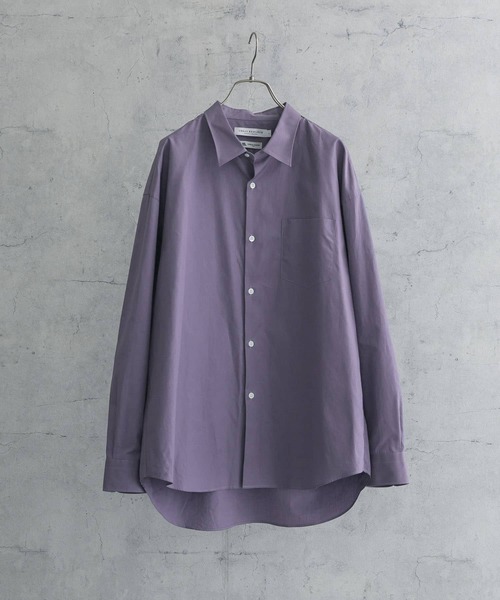 THOMAS MASON（トーマス メイソン）の「トーマスメイソンオーバーシャツ（シャツ/ブラウス・メンズ・ホワイト系その他/グレー系その他/ベージュ系その他/ブルー系その他/パープル系その他・MEDIUM/LARGE/X-LARGE）」の5枚目の写真