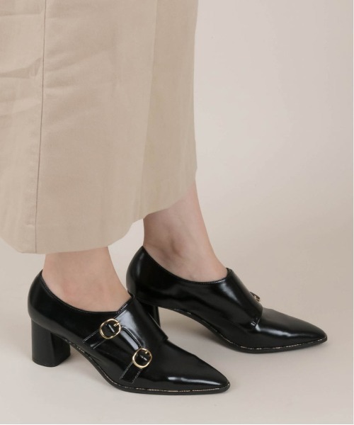 RANDA（ランダ）の「ソフト モンクストラップシューズ（ドレスシューズ・レディース・ダークブラウン/ブラック/アイボリー・L/M/LL/S）」の8枚目の写真