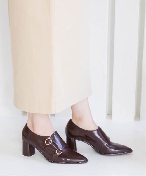 RANDA（ランダ）の「ソフト モンクストラップシューズ（ドレスシューズ・レディース・ダークブラウン/ブラック/アイボリー・L/M/LL/S）」の11枚目の写真