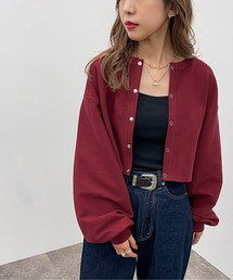 apres jour mignon | 袖ボリュームドットボタントップス【ZOZOTOWN限定アイテム】(Tシャツ/カットソー)