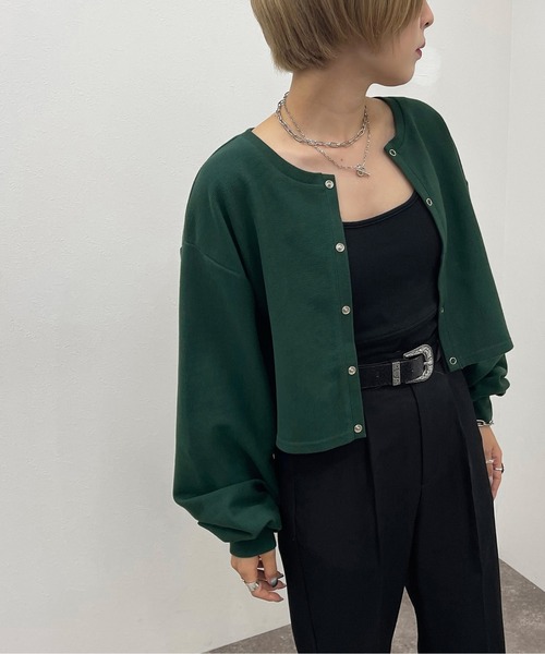 apres jour mignon（アプレジュールミニョン）の「袖ボリュームドットボタントップス【ZOZOTOWN限定アイテム】（Tシャツ/カットソー・レディース・イエロー系その他/レッド/ブラック/グリーン/ナチュラル・フリー/X-LARGE）」の13枚目の写真