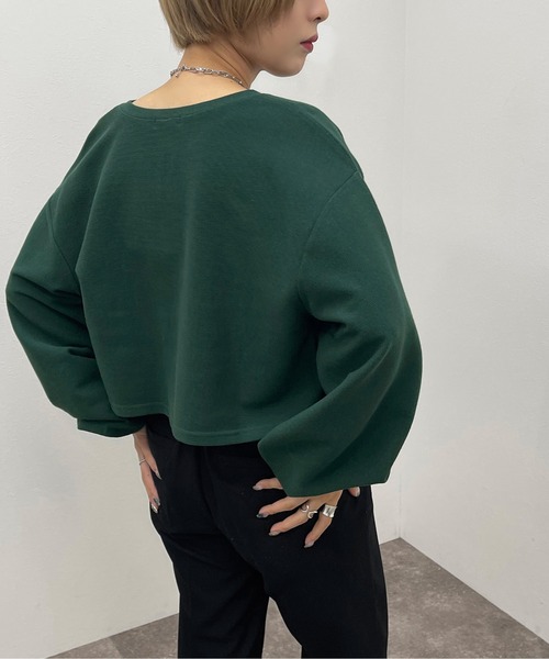 apres jour mignon（アプレジュールミニョン）の「袖ボリュームドットボタントップス【ZOZOTOWN限定アイテム】（Tシャツ/カットソー・レディース・イエロー系その他/レッド/ブラック/グリーン/ナチュラル・フリー/X-LARGE）」の18枚目の写真