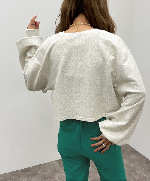 apres jour mignon（アプレジュールミニョン）の「袖ボリュームドットボタントップス【ZOZOTOWN限定アイテム】（Tシャツ/カットソー・レディース・イエロー系その他/レッド/ブラック/グリーン/ナチュラル・フリー/X-LARGE）」の8枚目の写真