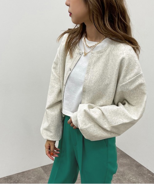 apres jour mignon（アプレジュールミニョン）の「袖ボリュームドットボタントップス【ZOZOTOWN限定アイテム】（Tシャツ/カットソー・レディース・イエロー系その他/レッド/ブラック/グリーン/ナチュラル・フリー/X-LARGE）」の6枚目の写真