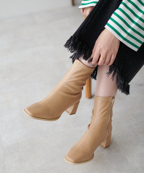 DISCOAT（ディスコート）の「ストレッチブーツ（ブーツ・レディース・グレー/ブラック/アイボリー/ブラウン/ベージュ・L/M/S/SMALL/MEDIUM/LARGE）」の5枚目の写真