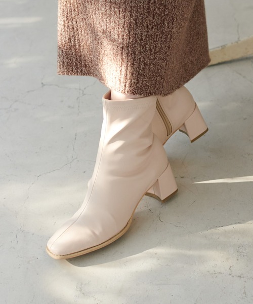 DISCOAT（ディスコート）の「ストレッチブーツ（ブーツ・レディース・グレー/ブラック/アイボリー/ブラウン/ベージュ・L/M/S/SMALL/MEDIUM/LARGE）」の2枚目の写真