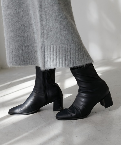 DISCOAT（ディスコート）の「ストレッチブーツ（ブーツ・レディース・グレー/ブラック/アイボリー/ブラウン/ベージュ・L/M/S/SMALL/MEDIUM/LARGE）」の3枚目の写真