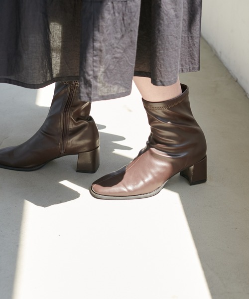 DISCOAT（ディスコート）の「ストレッチブーツ（ブーツ・レディース・グレー/ブラック/アイボリー/ブラウン/ベージュ・L/M/S/SMALL/MEDIUM/LARGE）」の10枚目の写真