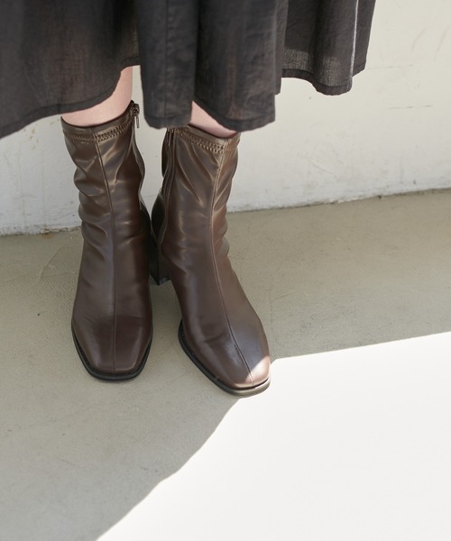 DISCOAT（ディスコート）の「ストレッチブーツ（ブーツ・レディース・グレー/ブラック/アイボリー/ブラウン/ベージュ・L/M/S/SMALL/MEDIUM/LARGE）」の11枚目の写真