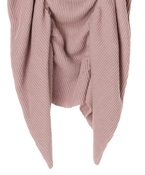 Honey Salon（ハニーサロン）の「パールバックルシャーリングニットワンピース（ワンピース・レディース・ブラック/ピンク・FREE）」の4枚目の写真