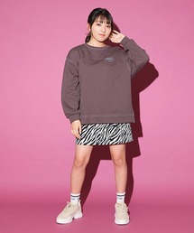 LOVETOXIC（ラブトキシック）の「ハーフZIP台形スカパン（スカート・キッズ）」