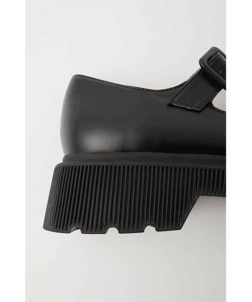 MOUSSY（マウジー）の「T STRAP PLATFORM シューズ（ローファー・レディース・ボルドー/ブラック・LARGE/MEDIUM/SMALL）」の9枚目の写真