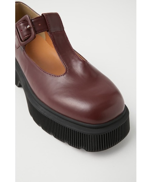 MOUSSY（マウジー）の「T STRAP PLATFORM シューズ（ローファー・レディース・ボルドー/ブラック・LARGE/MEDIUM/SMALL）」の15枚目の写真
