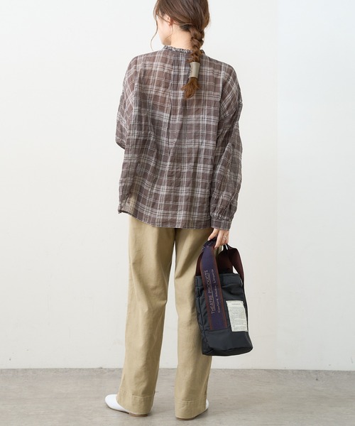 PUAL CE CIN（ピュアルセシン）の「シャーリング襟フリルブラウス（シャツ/ブラウス・レディース・その他1/その他2/その他3/その他4/その他5・FREE）」の19枚目の写真