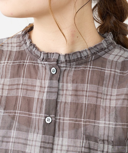 PUAL CE CIN（ピュアルセシン）の「シャーリング襟フリルブラウス（シャツ/ブラウス・レディース・その他1/その他2/その他3/その他4/その他5・FREE）」の20枚目の写真