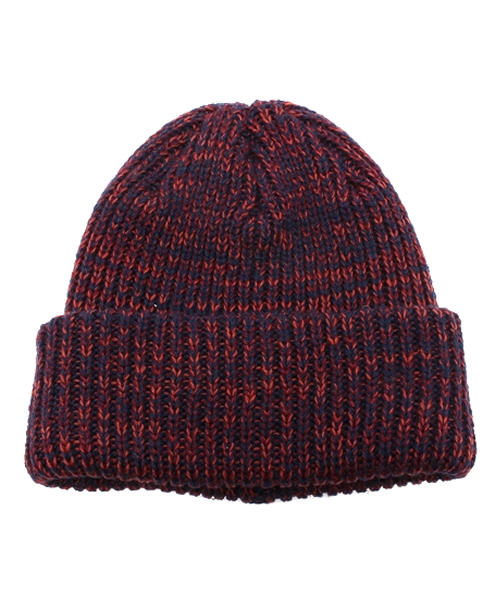 SHIPS JET BLUE（シップスジェットブルー）の「JB: スラブミックス ニット帽 made in Japan（ニットキャップ/ビーニー・メンズ・グレー/レッド/ネイビー・ONE SIZE）」の9枚目の写真