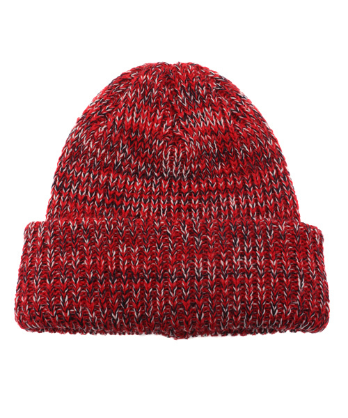 SHIPS JET BLUE（シップスジェットブルー）の「JB: スラブミックス ニット帽 made in Japan（ニットキャップ/ビーニー・メンズ・グレー/レッド/ネイビー・ONE SIZE）」の10枚目の写真