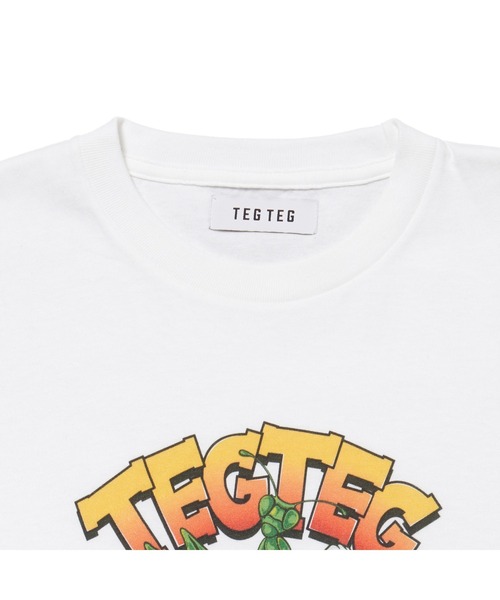 TEG TEG(テグテグ)の「BUGS SKATE BOARDING T SHIRT Adult(Tシャツ/カットソー・メンズ・ホワイト/バーガンディー・SMALL)」の9枚目の写真