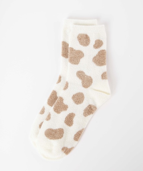 WEGO（ウィゴー）の「WEGO/ベロアモールソックス（ソックス/靴下・レディース・ブルー系その他/オフホワイト/その他1/その他3/ベージュ/オレンジ/ブラウン/イエロー/その他4/パープル/その他2/ホワイト/ライム/ブラック・23-25cm）」の11枚目の写真