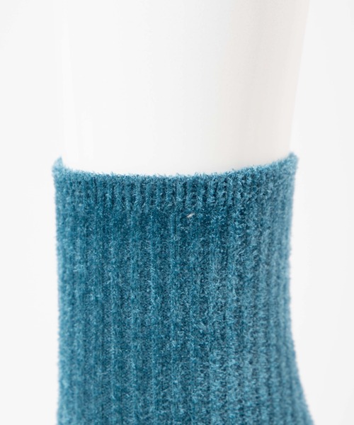 WEGO（ウィゴー）の「WEGO/ベロアモールソックス（ソックス/靴下・レディース・ブルー系その他/オフホワイト/その他1/その他3/ベージュ/オレンジ/ブラウン/イエロー/その他4/パープル/その他2/ホワイト/ライム/ブラック・23-25cm）」の18枚目の写真