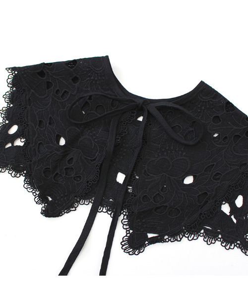 MODE ROBE（モードローブ）の「取り外しレース襟付きブラウス（シャツ/ブラウス・レディース・ホワイト/ブラック・FREE）」の15枚目の写真