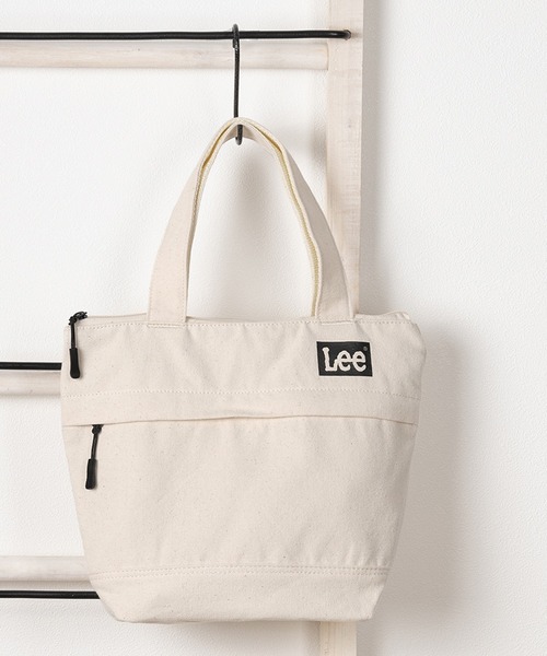 Lee(リー)の「【Lee/リー】ブランドロゴ キャンバス ブランドロゴ ミニトートバッグ(トートバッグ・レディース・ブラック/ベージュ/オフホワイト・FREE)」の2枚目の写真