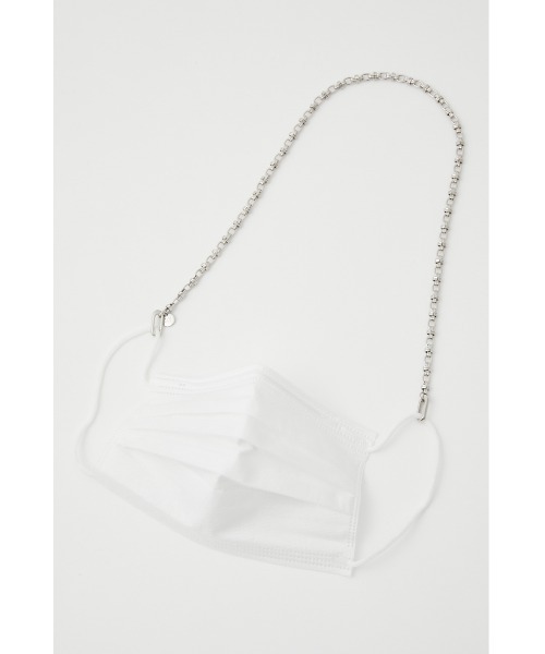 SLY（スライ）の「2WAY CHAIN MASK STRAP/チェーンマスクストラップ（ネックレス・レディース・ゴールド/シルバー・FREE）」の2枚目の写真